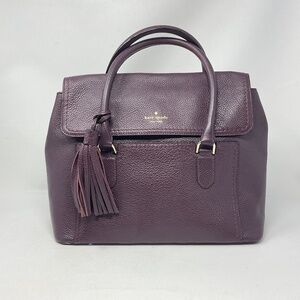 Kate Spade Burgandy Plum Leather Satchel